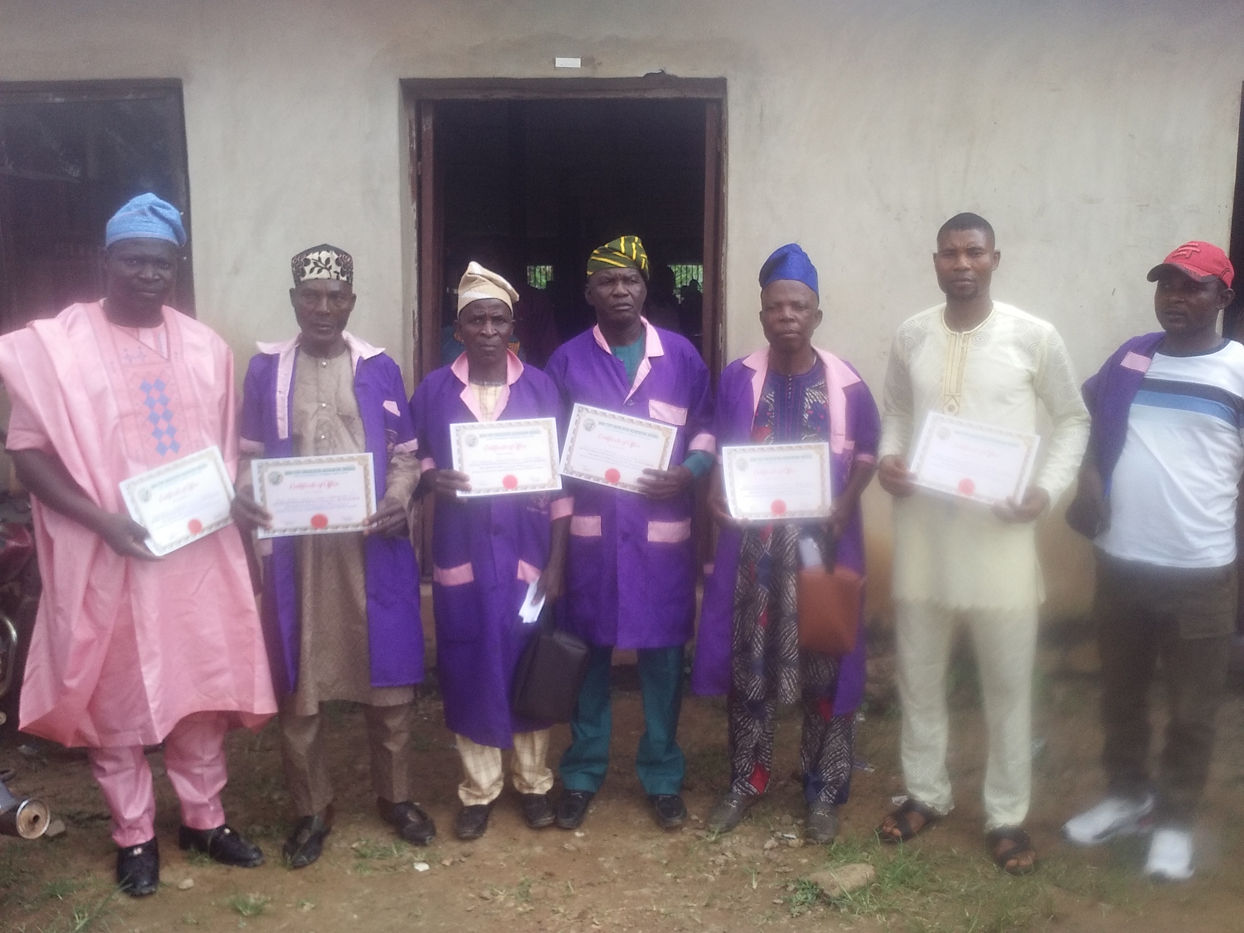 Ondo State Bricklayers’ Association Installs LG Chairmen