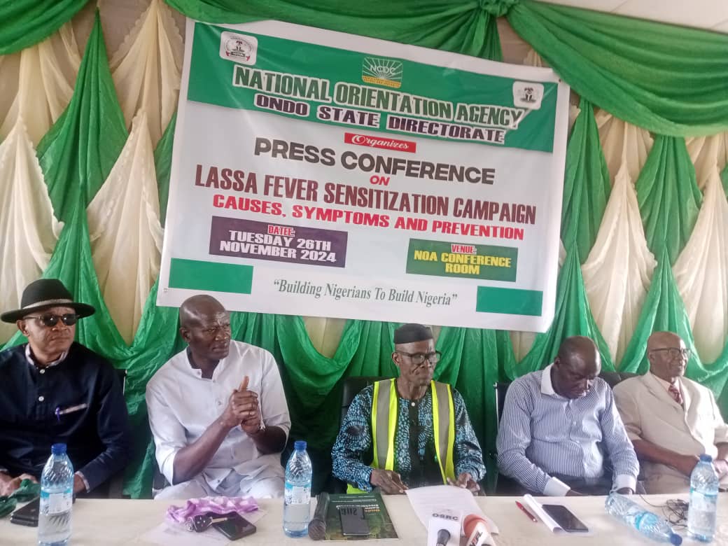 DG NOA, Lanre Isa-Onilu, Sensitizes Nigerians on Lassa Fever Outbreak