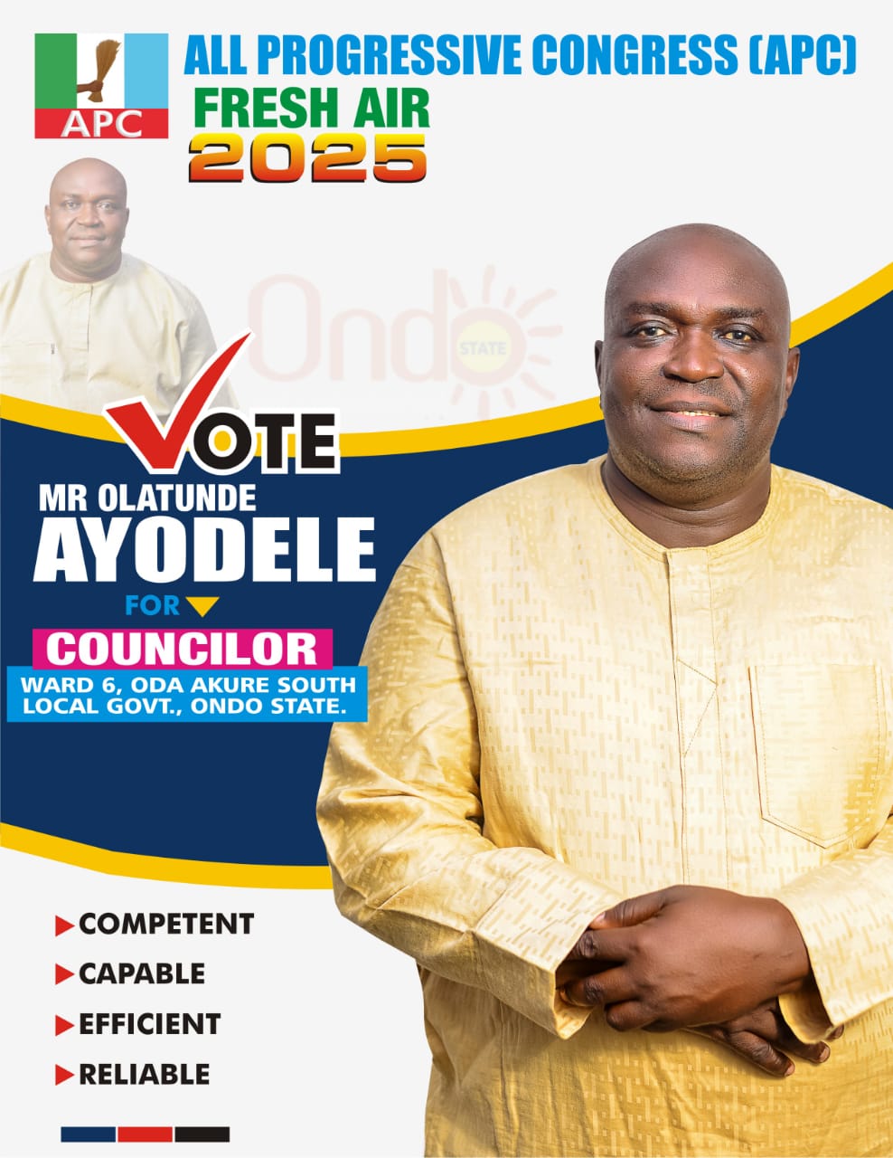 My Vision and Mission for Oda Community When I Become Councilor of Ward 6 -Hon. Olatunde Ayodele