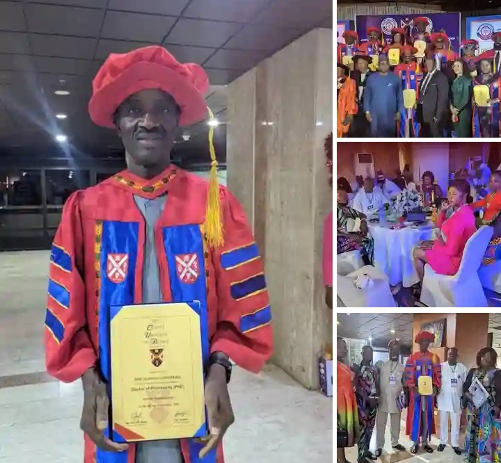 BRITISH UNIVERSITY HONOURS DR (BARR.) OLUMUYIWA ADU WITH DOCTORATE DEGREE, COMMENDS HIS ACADEMIC ATTAINMENT AND IMPRESSIVE ACHIEVEMENTS