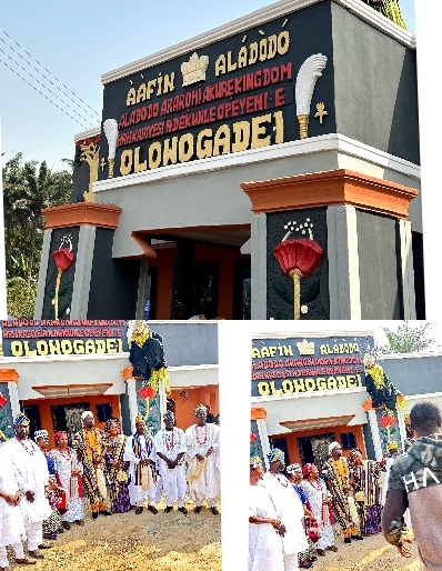 History Is Made at Araromi-Aladodo as Kabiyesi Adekunle Opeyemi Emmanuel Opens His New Palace in Glamour